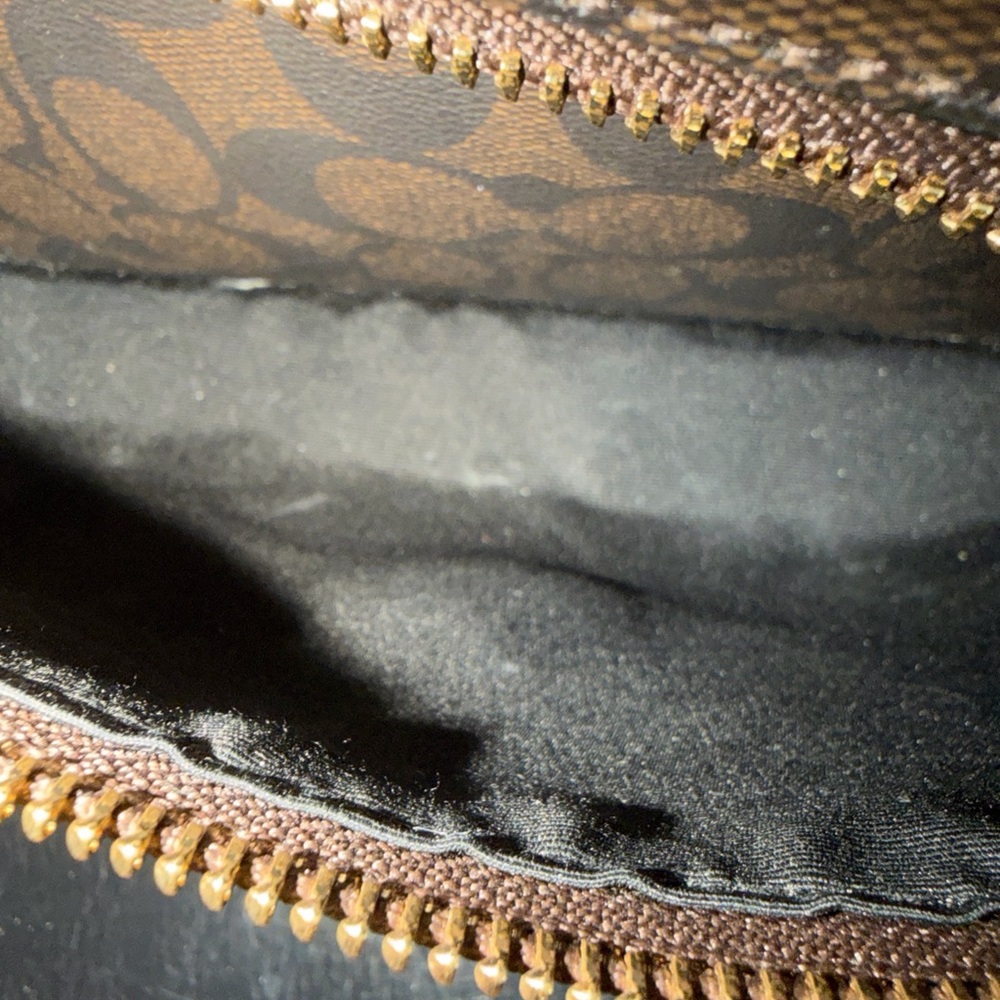 Coach Signature Brown Backpack and Wallet - Picture 10 of 16